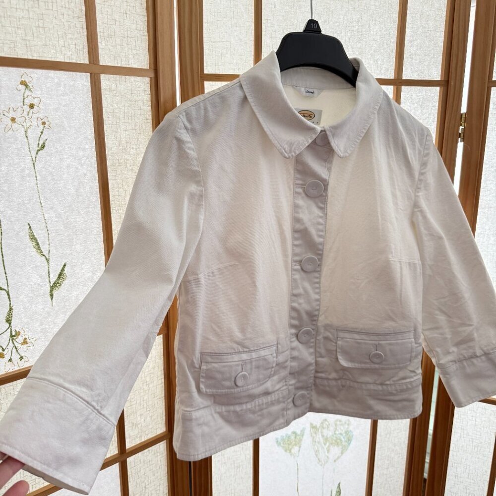 Talbots Petites Light Denim Jacket sz 6 - Picture 2 of 5